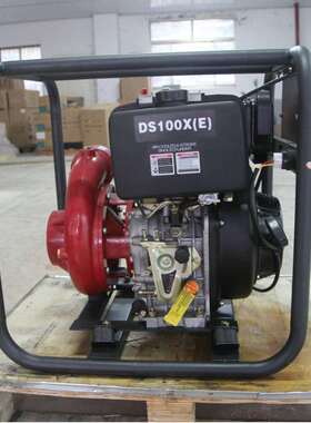 上海萨登4寸开架柴油自吸水泵（铁泵）DS100XE