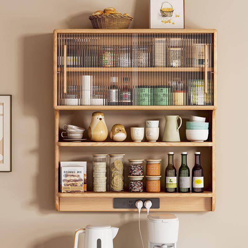 餐边柜墙上置物架悬浮橡胶木壁挂式厨房餐厅吊柜小户型储物新选择,鲜花速递/花卉仿真/绿植园艺,割草机/草坪机,淘宝优惠券,粉丝福利购,淘宝优惠卷