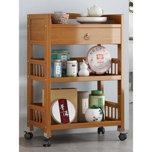 茶台旁边置物架茶桌旁边的置物架超窄旁边的小茶几茶茶桌旁边的置