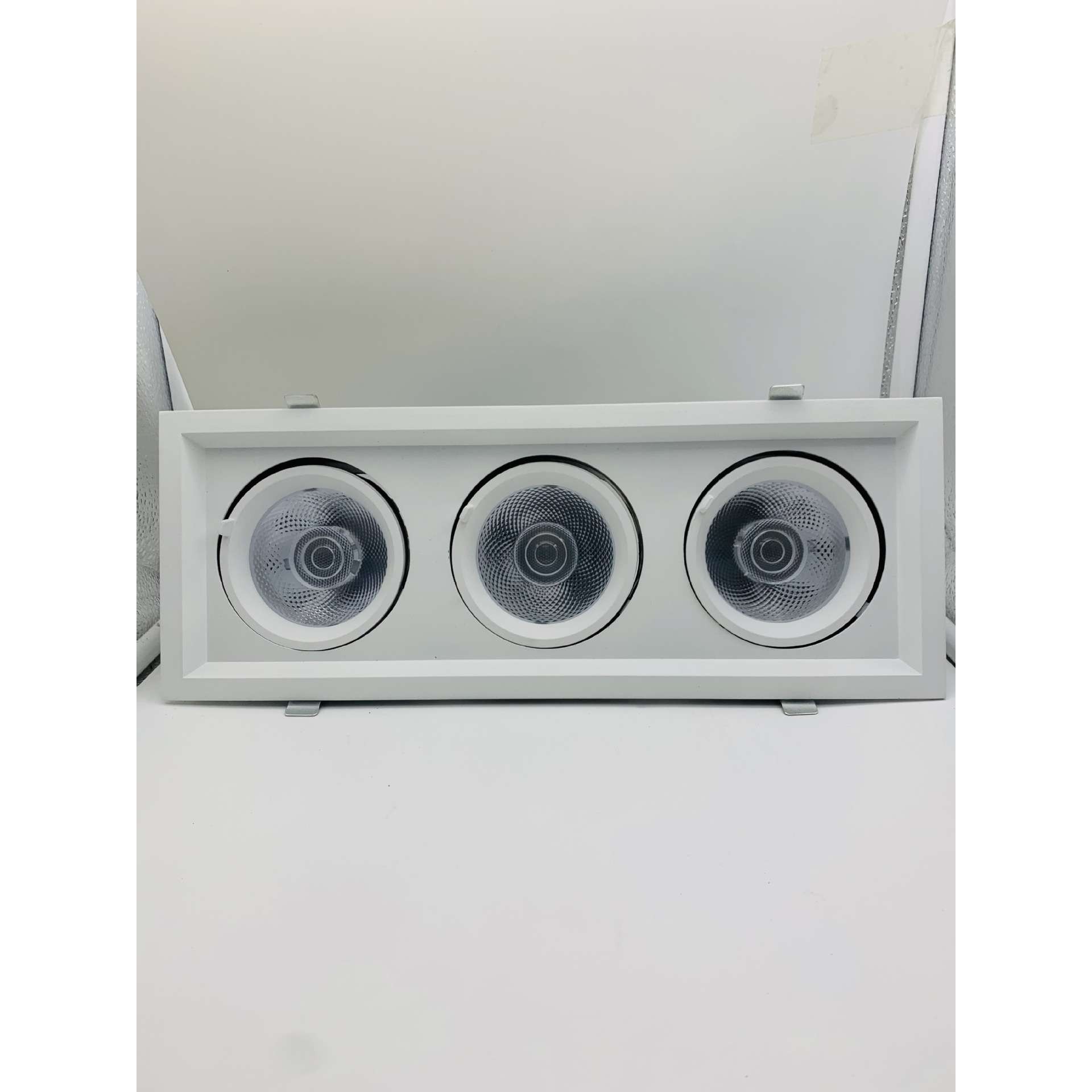 三头象鼻灯  3*30W象鼻灯外壳套件  方形象鼻灯外壳 高端斗胆灯