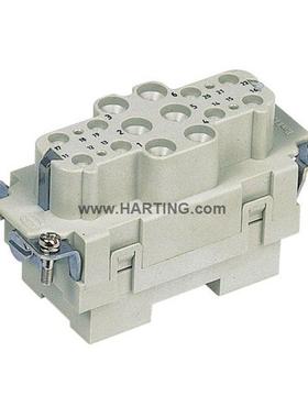 HARTING09380182702HanK6/1218芯母头重载连接器哈丁浩亭