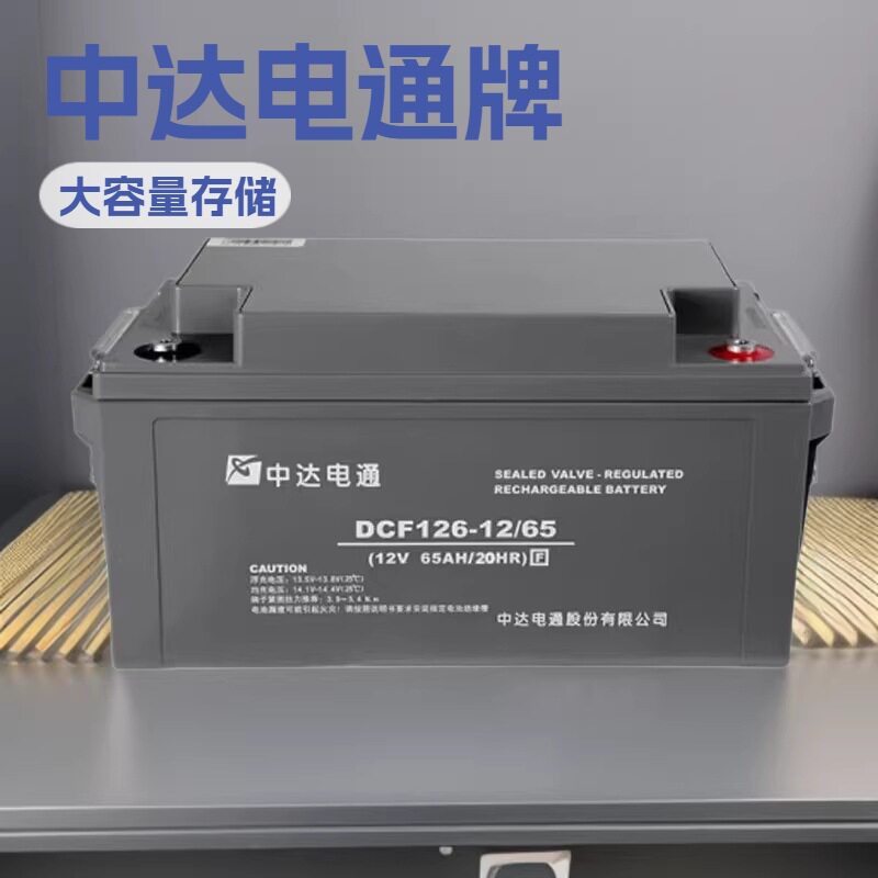 中达电通蓄电池DCF126-12/24安防弱电12v24Ah周界防范红外线对射