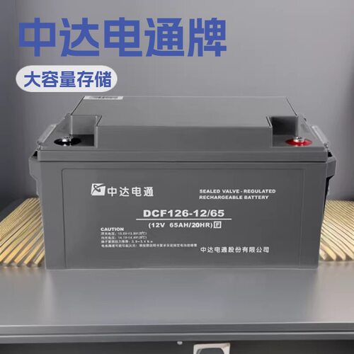 中达电通蓄电池DCF126-12/24安防弱电12v24Ah周界防范红外线对射