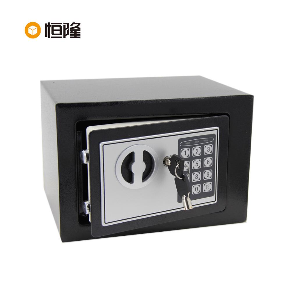 宁波恒隆家用钱柜电子保险箱墙壁保险柜safe小型全钢型保险箱