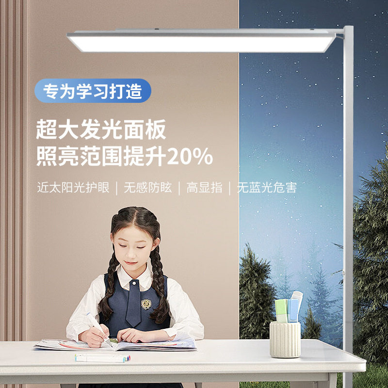 落地护眼台灯学习专用儿童学生书桌阅读用新国标教室照明大路灯