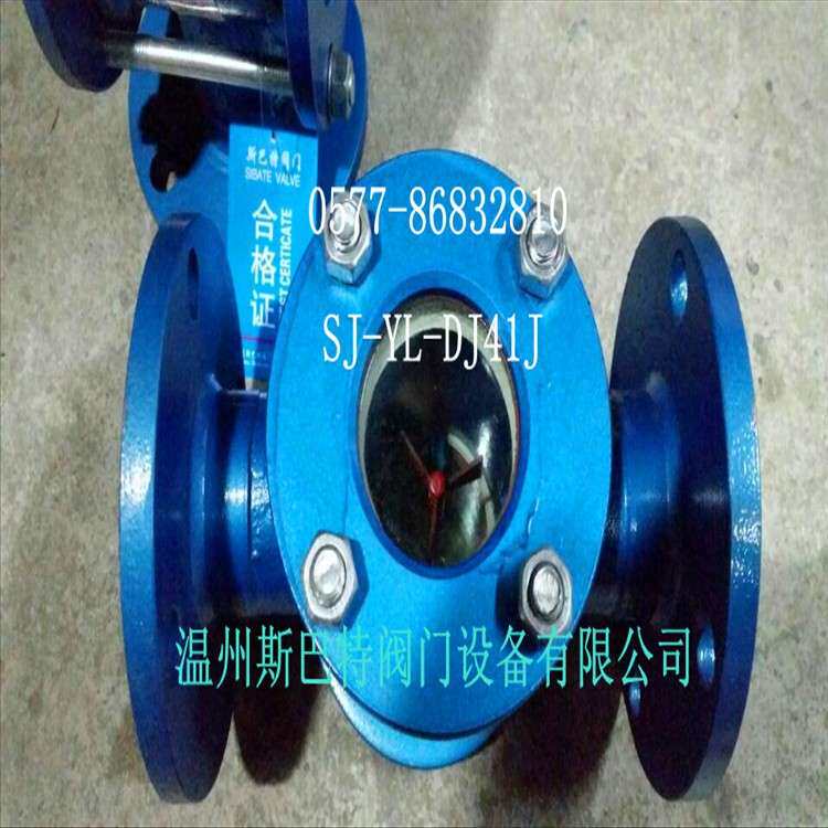 斯巴特SJ-YL-DJ41J钢制三片叶轮水流指示器 视水器 视流镜