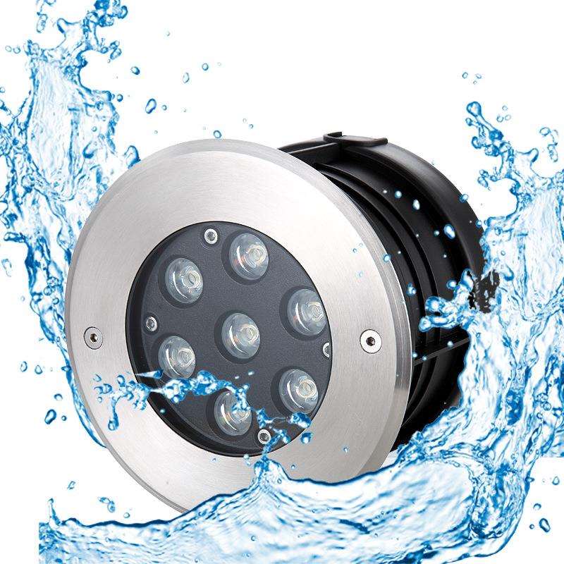 3W5W7W9W12W18瓦24瓦36瓦户外嵌入孔片广场地埋灯深度防眩地埋灯