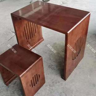 书法桌国学桌全实木围棋桌椅培训班学生课桌专用书法教室专用书法