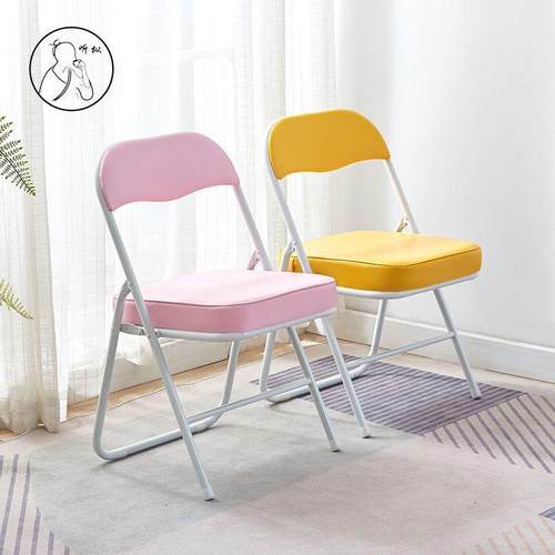 折叠椅子成人矮椅简约现代家用靠背椅高33/38/42学生宿舍学习椅
