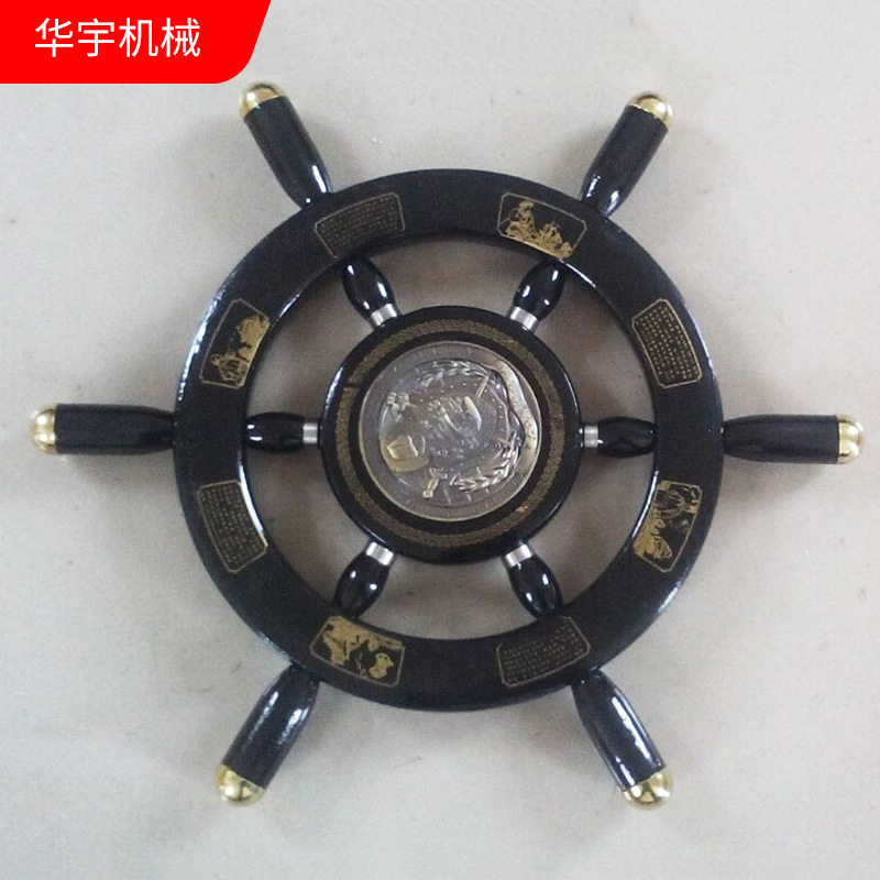 塑钢舵轮实木舵轮 地中海仿古木舵手船舵轮 船用方向舵游艇舵轮