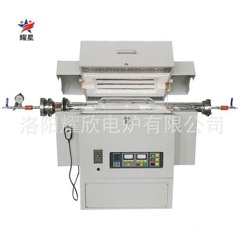 真空管式电炉cvd实验气氛石英管电炉大口径管式加热炉旋转炉