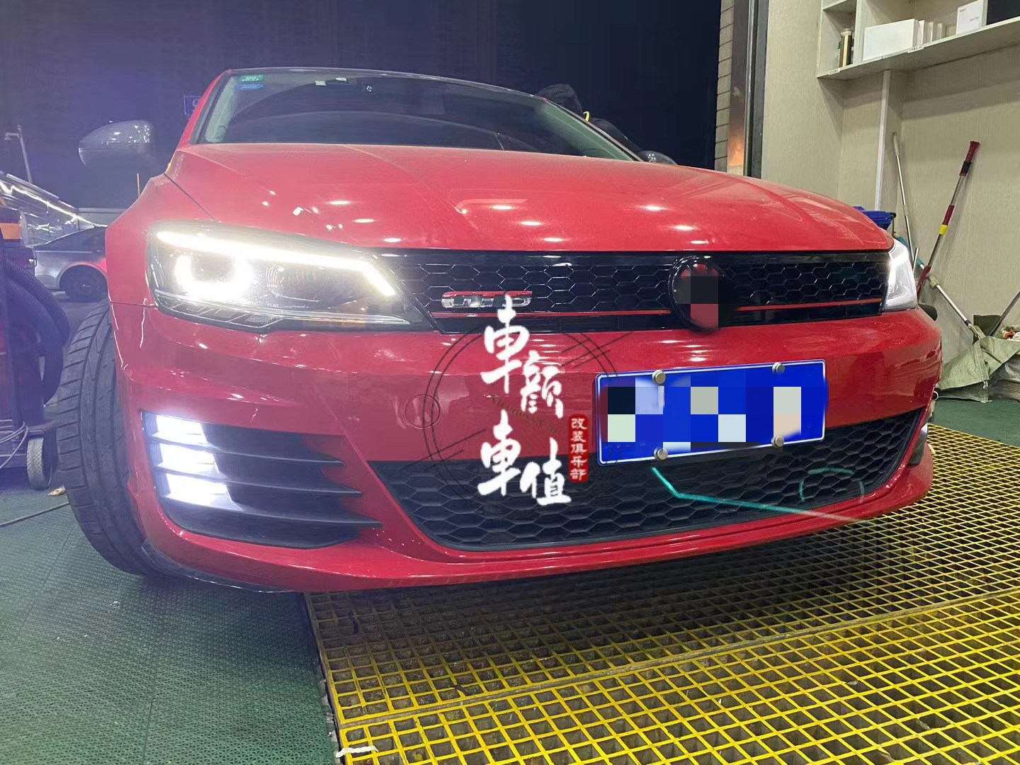 凌渡改装GTS前保险杠总成19凌度改GTS前杠大包围后保险杠改装件