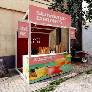 户外夜市摆摊架防雨棚遮阳棚集市摊位美食节商用活动桌地摊货架子