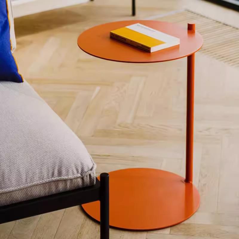 边几茶几角几沙发床头迷你北欧简约时尚阳台铁艺电脑小圆桌极简