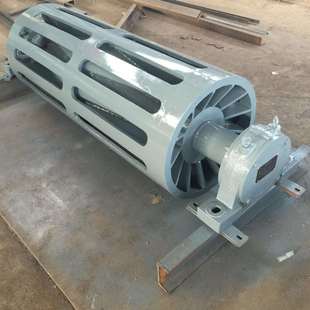 胶带机机尾排渣滚筒非标滚筒主动从动传动滚筒河北鹏飞