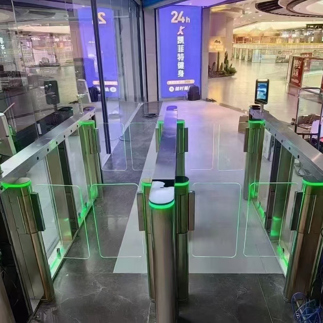 小区AB门车站双重身份认证互锁门ab防尾随速通门双门联动互锁门控