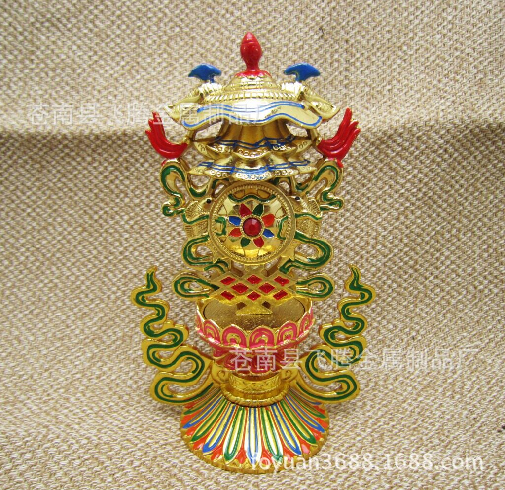 藏密供品 八吉祥组合八宝总集 八吉祥摆件新款