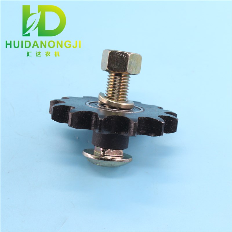 雷沃谷神玉米收割机配件三行四行 12A链条涨紧轮压链轮 YP4.18.13