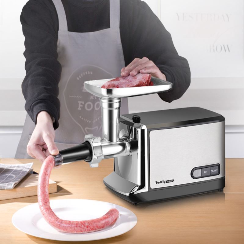 绞肉机家用电动多功能不锈钢搅肉馅商用料理机小型香肠打肉灌肠机