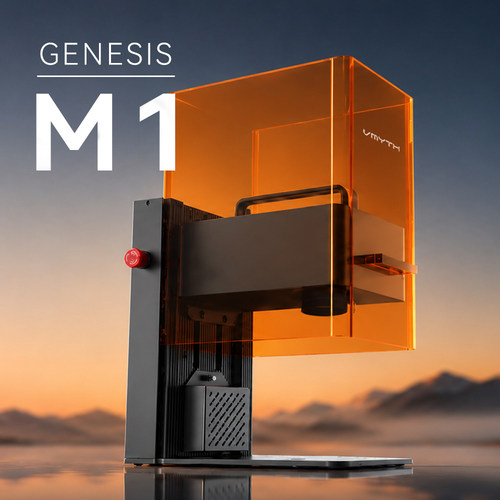 Vmyth-M1激光雕刻机桌面双光源蓝红高精度打印设备金属打印打标机