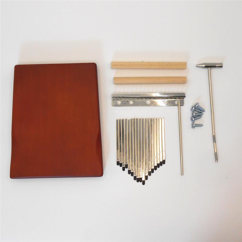 DIY拇指琴卡林巴kalimba17音21/34音儿童组装木质手指钢琴亲子教
