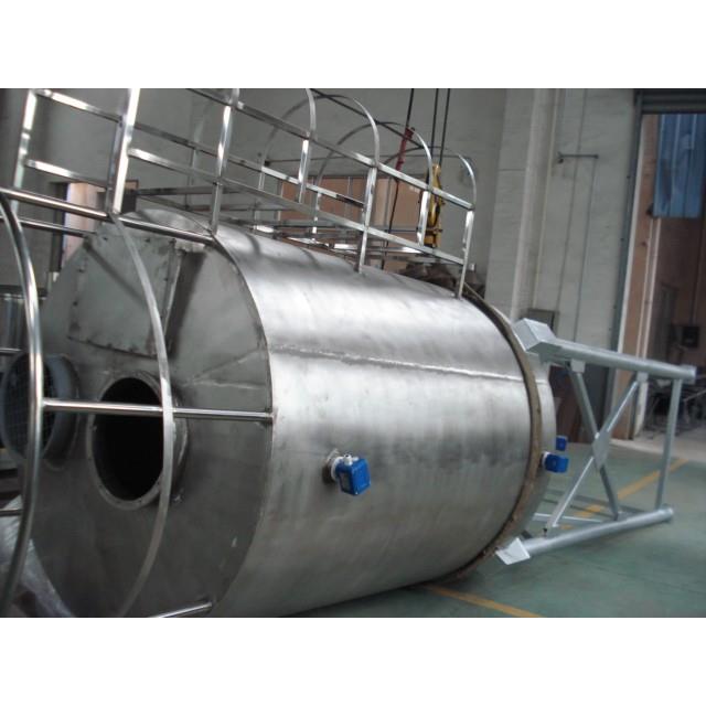 消石灰不锈钢料仓定制立方大型粉末原料仓碳酸钙投加料斗储