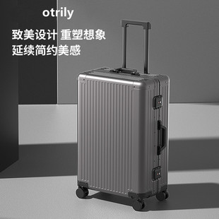 otrily2026年新款铝镁合金行李箱万向轮轻便商务登机加厚旅行皮箱