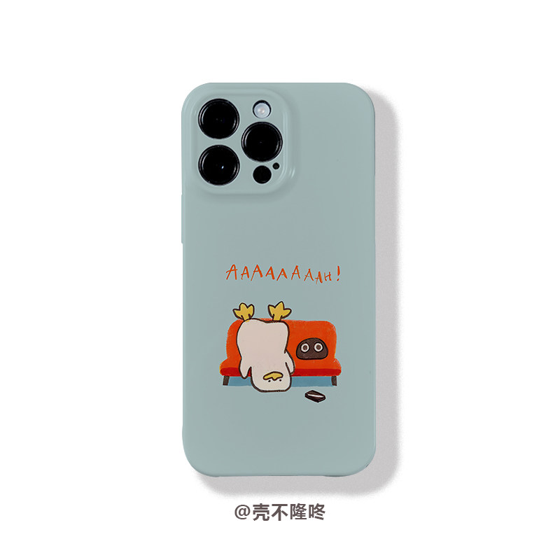 倒立鸭菲林软壳适用于iPhon手机保护套/壳