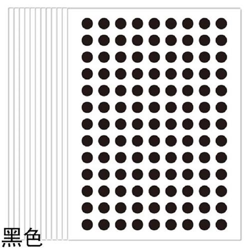 6mm Tiny Round Circle Ptolka Dots Sticker 120 Pcs Small Seal