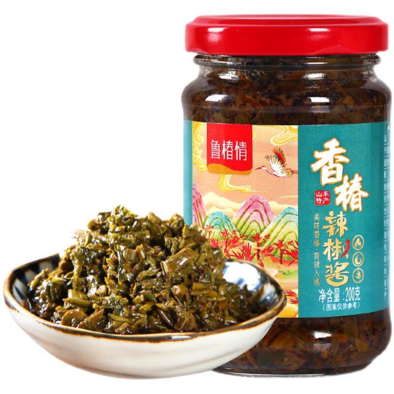 新日期香椿芽辣椒酱下饭菜