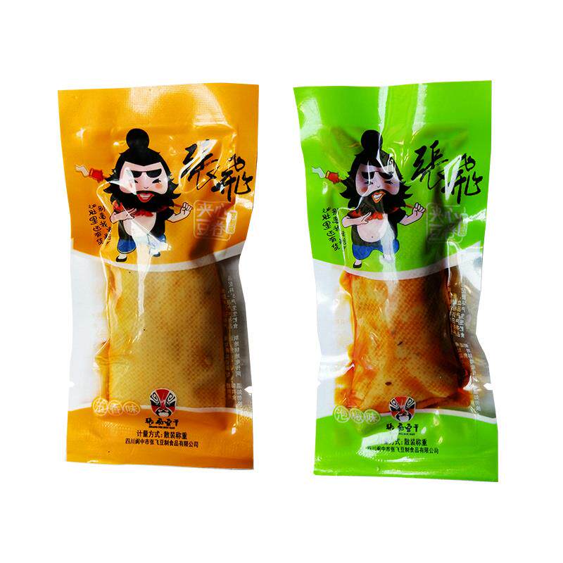 张飞夹心豆卷散装小包豆腐干四川成都特产零食