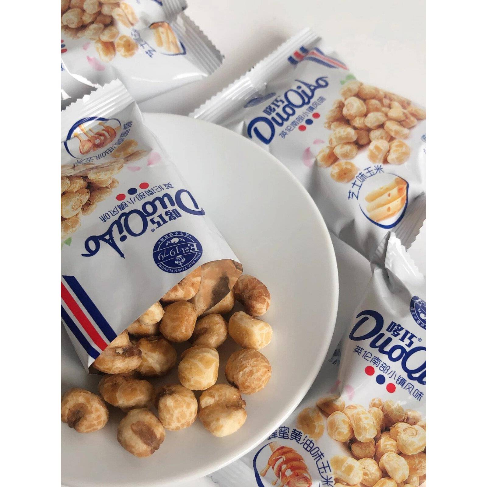 多巧玉米粒爆米花原味奶酪味蜂蜜黄油玉米豆脆爆米花休闲零食
