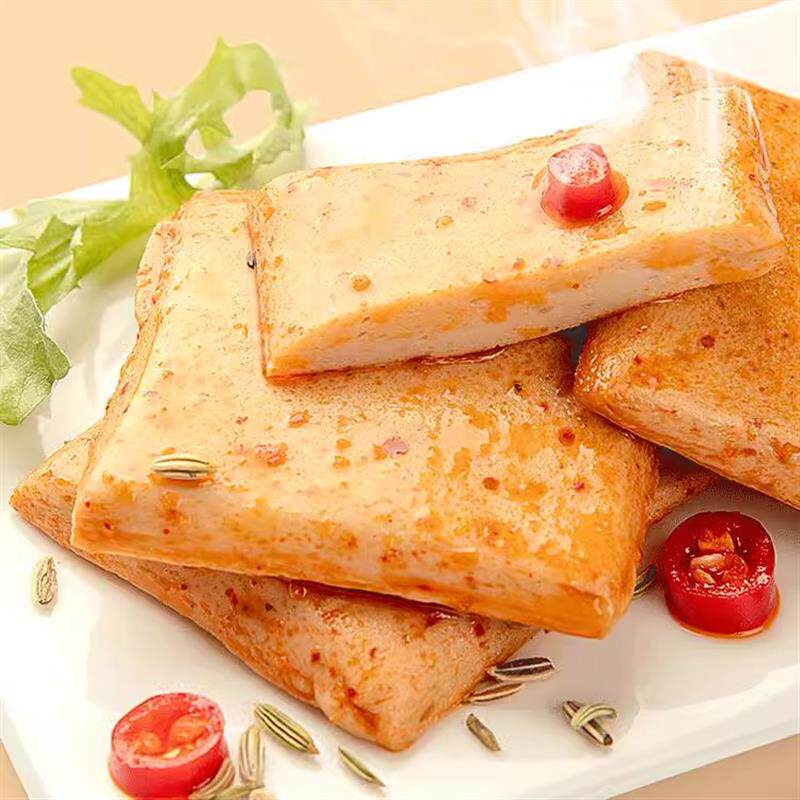 鱼豆腐500g 豆干 干办公室解馋零食小吃休闲 食品夜宵充饥