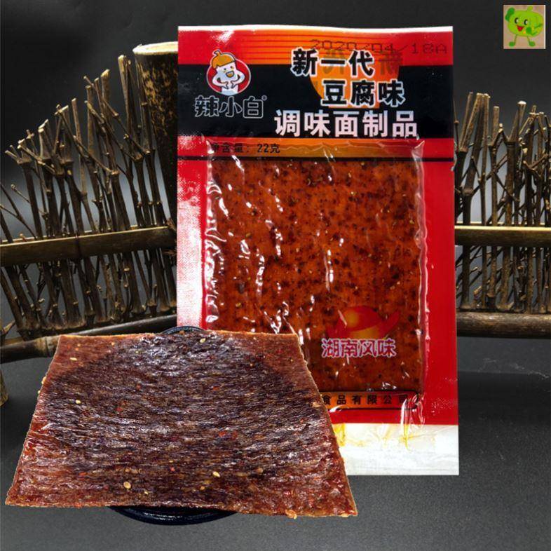 。 22G/袋80后怀旧小吃周晓玲新一代豆腐日式豆腐麻辣条调味面