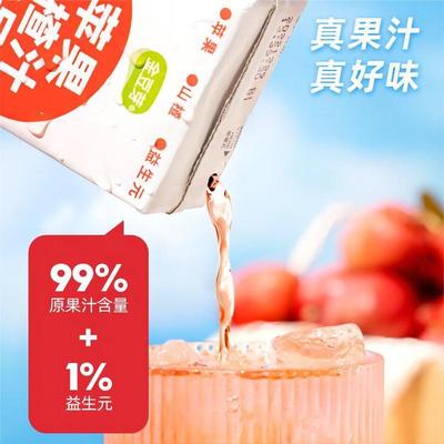 真*金豆芽苹果山楂汁便携