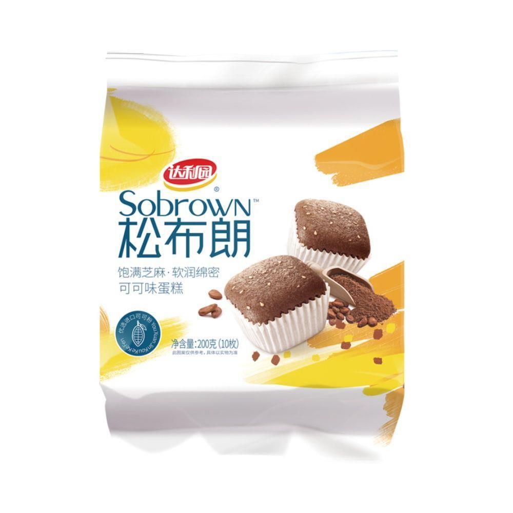 达利园新品松布朗蛋糕营养早餐学生面包宿舍晚上解饿小零食整箱