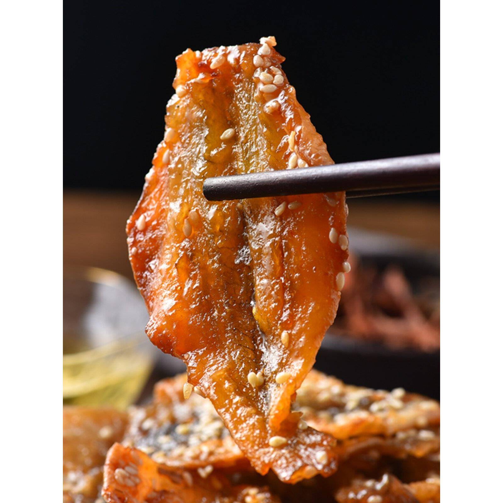 蜜汁黄花鱼片海味小鱼干香酥小黄鱼干即食零食小吃休闲食品小鱼仔