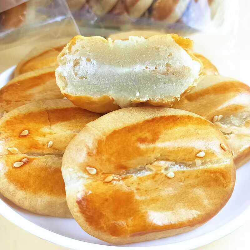 哥盟老婆饼香芋原味软糯薄皮下午茶点心糕点休闲零食早餐充饥小吃