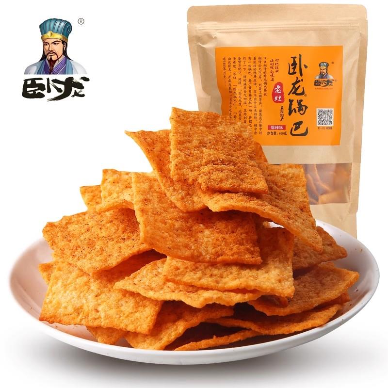 卧龙锅巴手工老灶麻辣味袋装美味休闲 零食老襄阳网红花椒锅巴礼