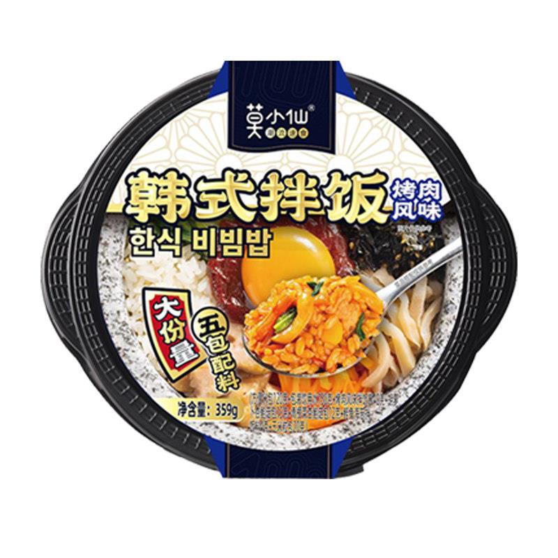 莫小仙韩式拌饭经典原味大分量五包配料烤肉味方便速食自热米饭