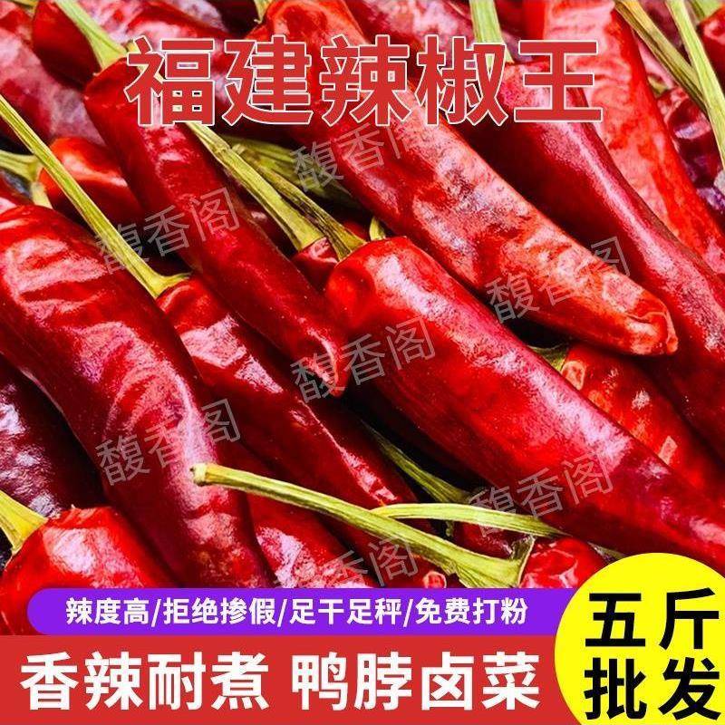 正宗福建辣椒王印度干辣椒香辣变态辣厚皮红辣椒卤肉周嘿专用