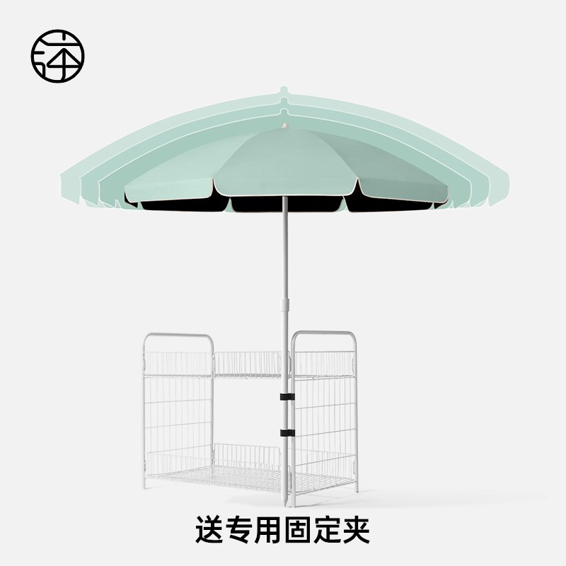 【小推车伞】地摊户外出摊遮阳太阳伞摆摊商用折叠防晒大雨伞