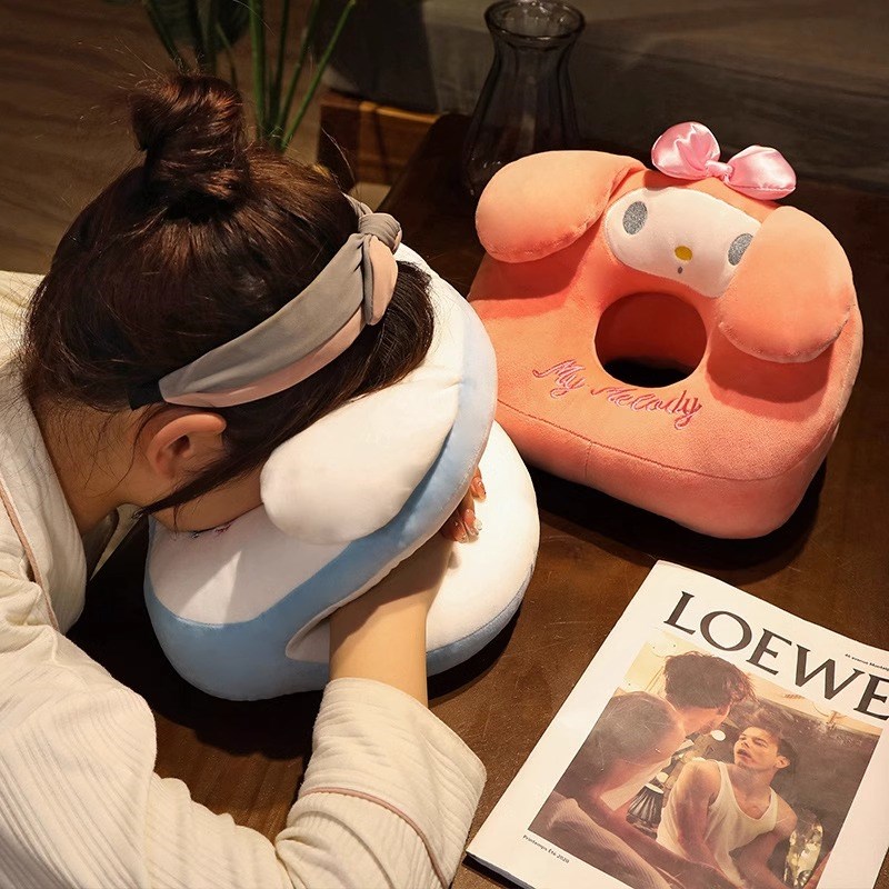 午睡枕学生趴睡枕头办公室午休神器趴趴枕女儿童抱枕睡觉专用卡通