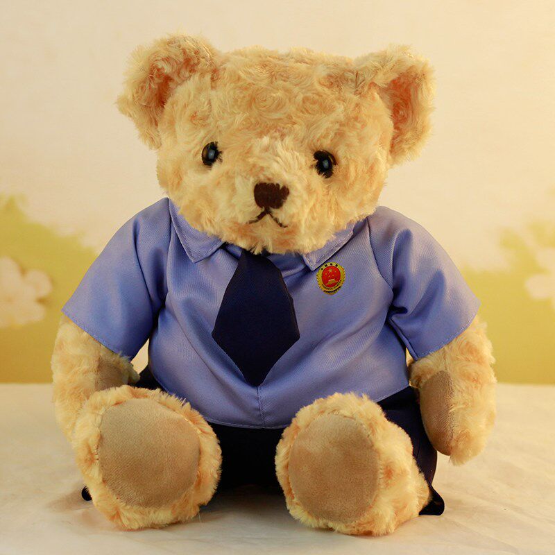 检察官公仔玩偶普法宣s传文创礼品毛绒玩具团建团购活动礼物