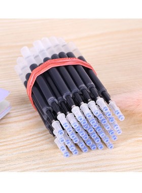 复写笔短笔芯小学生双头复写笔替换芯消字笔囊魔笔消字白色墨囊