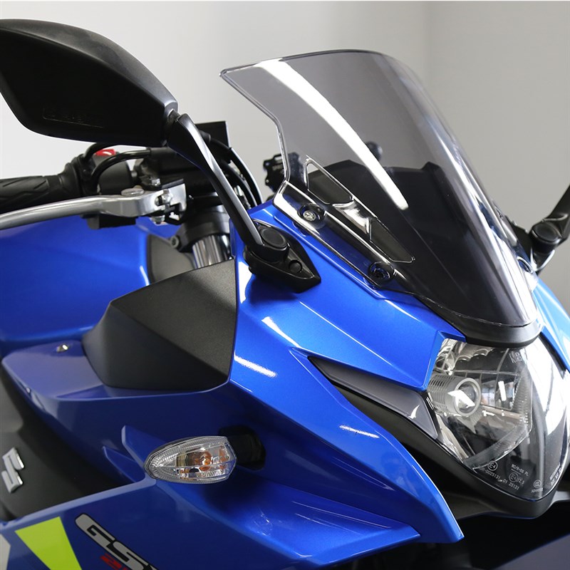 适用铃木GSX250R-A改装黑色前风挡导流罩原挡风板 2016-2020年-21