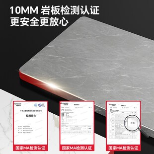 岩板厨房置物架落地多层家用餐边多功能靠墙一体储物收纳碗橱柜子