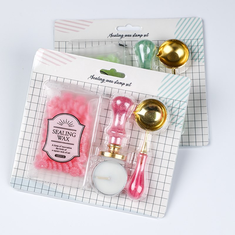 火漆印章套装全套蜡烛火漆蜡粒章头火气昂章火星头火机火鸡蜡印火