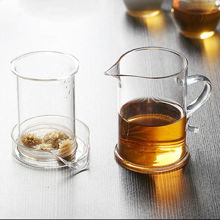 玻璃茶壶单耐高温可加热泡茶器内置滤网茶水分离家用办公茶具套装