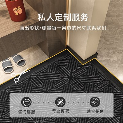 地垫入户门垫高级感耐脏免洗大门口垫子门外进门防滑加厚玄关脚垫